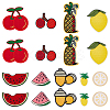 Fruit Computerized Embroidery Cloth Iron on/Sew on Patches DIY-WH0656-32-1