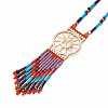 Craftdady Seed Beads Pendant Necklaces NJEW-CD0001-01-2