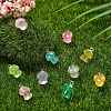 45Pcs 9 Colors Luminous Translucent Resin Pendants RESI-CJ0003-23-5