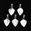Natural Howlite Pendants G-N349-18P-07-1