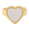 Shell Finger Ring for Women RJEW-Z060-01G-01-2