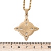 201 Stainless Steel Trinity Knot Pendant Necklaces for Men Women LS-NJEW-K283-36G-3