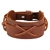 1Pc Cowhide Leather Cord Bracelets for Men BJEW-LP0001-18-1
