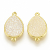 Druzy Resin Links Connectors RESI-T019-06N-1