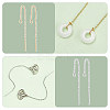 16Pcs 8 Style Cube & Round & Twist 304 Stainless Steel Stud Earrings EJEW-PH0001-26-2
