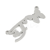 Non-Tarnish 304 Stainless Steel Pendants STAS-L279-002P-F-2