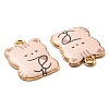 Printed Alloy Pendants ENAM-L042-07G-05-3
