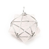 Natural Quartz Crystal Pendants G-D458-07P-06-RS-2