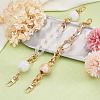 2Pcs 2 Style Oval & Round Beads Acrylic Bag Handle FIND-GN0001-16C-5