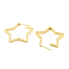 Rack Plating Brass Star Stud Earrings EJEW-A028-33G-2