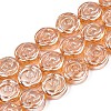 Electroplate Glass Beads Strand LS-EGLA-S188-19-A02-1