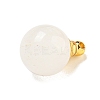 Natural Quartz Crystal Perfume Bottle Pendants G-K338-22G-03-2