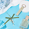 1Pc PU Leather Keychains KEYC-SC0002-03-4