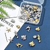 36Pcs 12 Styles Ocean 304 Stainless Steel Pendants STAS-FS0001-95-7