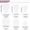 3 Bags 3 Styles Paper Quilting Templates DIY-GF0008-75-2