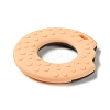 Donut Food Grade Eco-Friendly Silicone Focal Beads SIL-Q023-01B-2