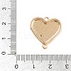 Brass Enamel & Natural Pearl Heart with Flower Connector Charms KK-K351-52G-03-3