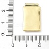 Brass Pave Natural White Shell Religion Rectangle Pendants KK-Q068-32B-G-2