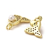 Rack Plating Real 18K Gold Plated Brass Pendants KK-B077-05G-2