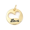 Brass Enamel Charms KK-U062-30G-01-1