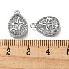 Brass Micro Pave Cubic Zirconia Pendant KK-H460-06P-3