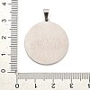 Anti-Tarnish 304 Stainless Steel Pendants STAS-R134-01P-01-3