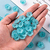 Transparent Frosted Acrylic Bead Caps MACR-S371-04A-755-5