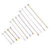 12 Pieces Extension Chain with lobster buckle Sterling Silver Extender Chains Necklace Bracelet Anklet Removable Chain Extenders Charms for DIY Jewelry Making Accessories JX630A-1