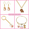 30Pcs 15 Styles Alloy Enamel Pendants ENAM-CJ0002-75-7