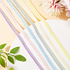12 Yards 6 Colors Nylon Ruffled Elastic Lace Trim OCOR-GL0001-07-7