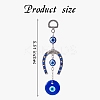 Horse Shoe Pendant Decorations X1-HJEW-H058-04-2