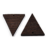 Natural Wenge Wood Pendants WOOD-T023-61-3
