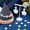 2 Strands ABS Plastic Imitation Pearl Beads Strands KY-SC0002-08-4
