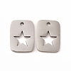 Non-Tarnish 201 Stainless Steel Charms LS-STAS-E188-01P-1
