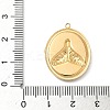 304 Stainless Steel Epoxy Resin with Natural Shell and Sequins Inside Pendants STAS-L026-17G-E03-3