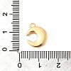 Brass Micro Pave Cubic Zirconia Charms KK-C117-12G-C-3