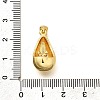 Rack Plating Brass Micro Pave Cubic Zirconia Pendants KK-L226-102G-X-3