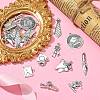 100Pcs 10 Styles Tibetan Style Alloy Pendants TIBEP-CJ0002-63-5