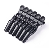 Plastic Alligator Hair Clips OHAR-WH0016-14-2