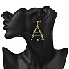 3 Pairs Brass Stud Earring & 304 Stainless Steel Leverback Earring Sets EJEW-MZ00496-5