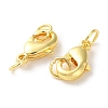 Rack Plating Brass Lobster Claw Clasps KK-F090-26G-02-2