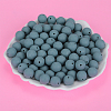 Round Silicone Focal Beads SI-JX0046A-103-3