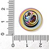 304 Stainless Steel Flat Round Brooch Brooch Base Settings STAS-S172-10A-M-3