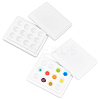 Plastic Imitation Porcelain Watercolor Oil Palette TOOL-WH0053-37-1