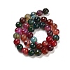 Natural Agate Beads Strands G-G703-10mm-M-5