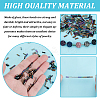 1400Pcs 7 Colors Glass Bugle Beads SEED-PH0002-14-4