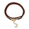 Nylon Milan Cord Necklace Making MAK-M028-01G-15-2