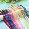 12Pcs 12 Colors Laser PET Hair Wig OHAR-SP0001-05B-5