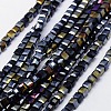 Electroplate Glass Bead Strands EGLA-J028-6x6mm-AB12-1