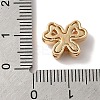 Brass Micro Pave Clear Cubic Zirconia Beads KK-G503-13G-3